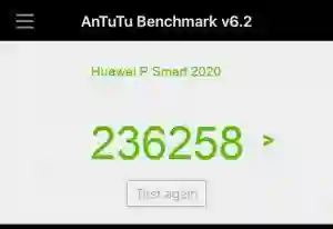Huawei P Smart 2020 Antutu v7 