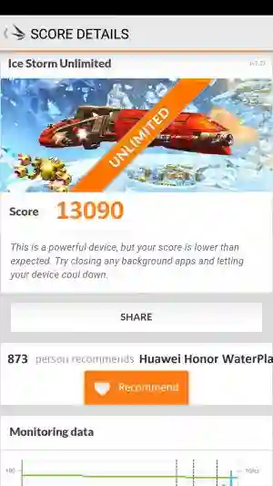 Huawei Honor WaterPlay 8 Wi-Fi 3DMark 