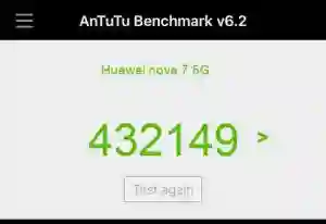 Huawei nova 7 5G Antutu v7 
